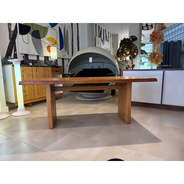 1970s T14C Dining Table by Pierre Chapo, 1976 For Sale - Image 5 of 6