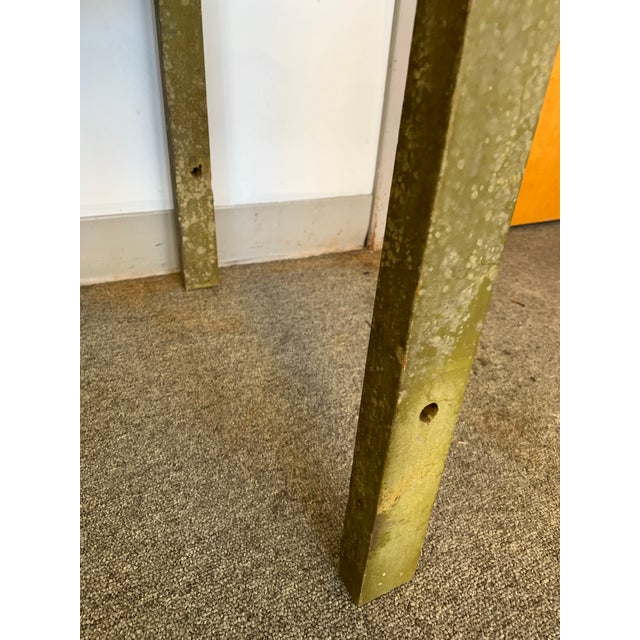 Avocado Early Primitive Pie Safe Kitchen Hutch Wire Screen For Sale - Image 8 of 9