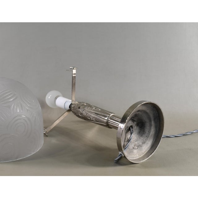 French Art Deco Lamp by Luiz - 1930 France For Sale - Image 14 of 16