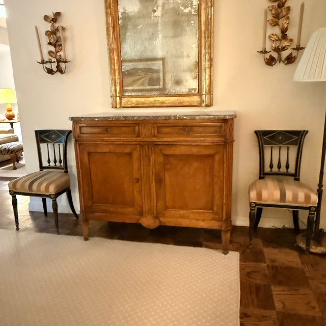 English Miller and Arney Directioire Marble Top Server, Ca. 1800 For Sale - Image 3 of 9