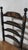 Farmhouse 1980s Hitchcock Farmhouse Black Chair Ladderback For Sale - Image 3 of 6