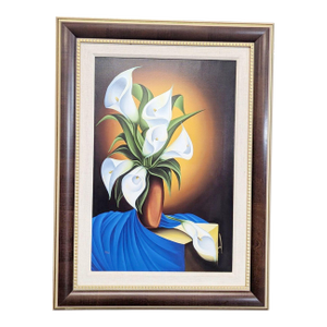 Noel Suarez Framed “Callas I” Still Life Print