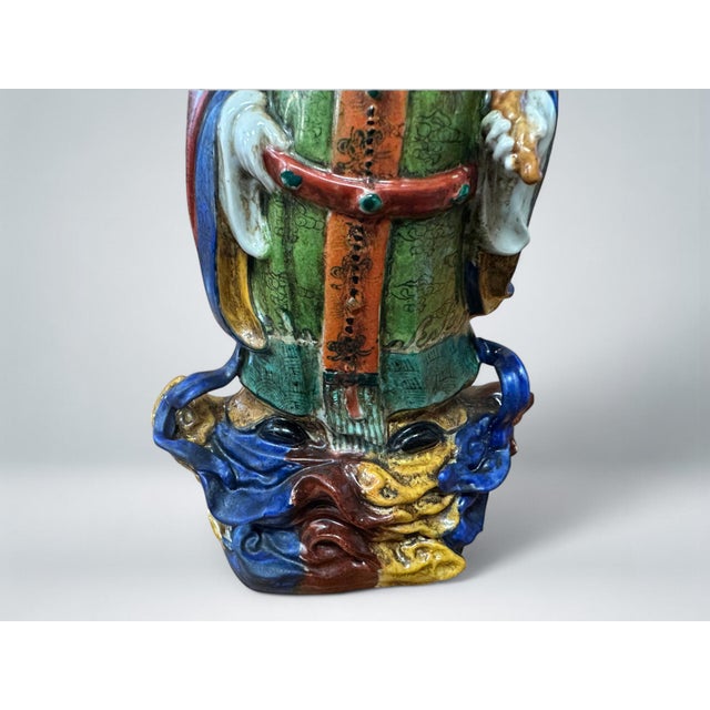 Set of Three Chinese Porcelain Sanxing Figures, Signed, 20th Century For Sale - Image 12 of 12