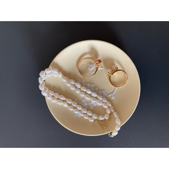 English Wedgwood Jasperware Yellow Jewelry Dish With Asian Modern Design, Circa Mid 20th Century For Sale - Image 9 of 12