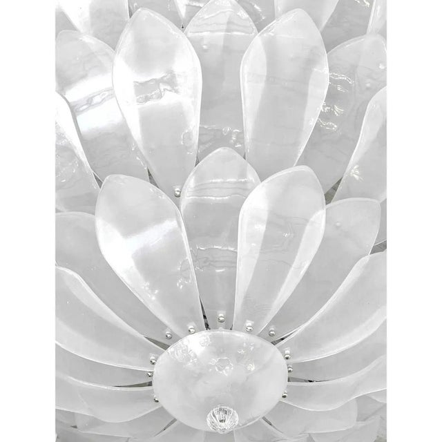 Artistic Sanded Glass Flush Mount by Simoeng for Simoeng For Sale - Image 4 of 8