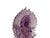 Glass 4" Amethyst Purple Crystal Glass Tibetan Guardian Deity Figure For Sale - Image 7 of 10