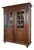 Classicist Carved Oak Display Bookcase For Sale