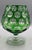 This exquisite, hand-blown art glass vase is an outstanding example of Bohemian mid-century modernism. Crafted from deep,...