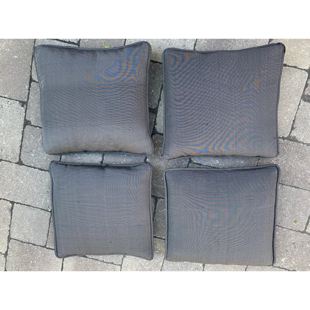 Custom Made Robert Allen Fabric Decorative Pillows Set Of 4 Chairish