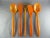 Mid-Century Machi Orange & Yellow Swirl Citrine Melamine Melmac Utensils - Set of 5 For Sale - Image 13 of 13