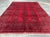 Vintage Afghan Bokhara Red Rug - 6'8" X 8'9" For Sale - Image 4 of 9