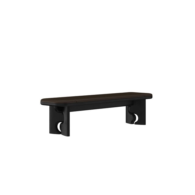 Brown Portman Dining Bench by Wood Tailors For Sale - Image 8 of 12
