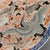 Beautiful birds in flight. Japanese export porcelain charger, c. 1850. The central scene is of numerous red-crowned...