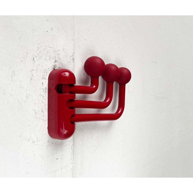 Postmodern Italian Foldable Coat Rack by Patrizia Angeloni for Confalonieri, 1980s For Sale - Image 10 of 18