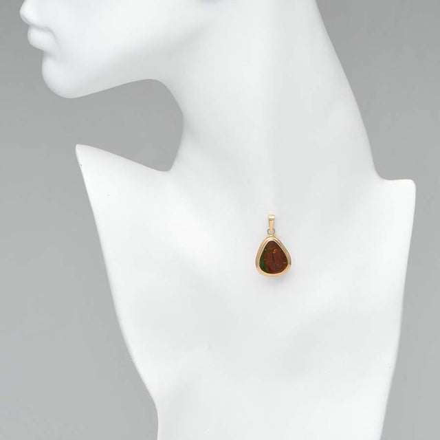 Contemporary 14KY Ammonite Pendant For Sale - Image 3 of 3