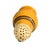 Early 19th Century 1810s English Mocha Dipped Ware Pepper Pot, Ochre Slip, Herringbone Band, Regency For Sale - Image 5 of 6