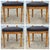 Brown c.1940s Directoire Neoclassical French Regency Fruitwood Cane Back Dining Chairs, Set of 4 For Sale - Image 8 of 17