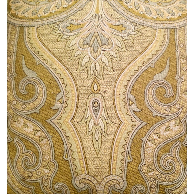 Hollywood Regency Contemporary Anichini Brocade Pillows With Tassels- a Pair For Sale - Image 3 of 4
