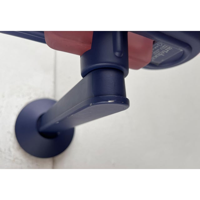 Blue Vintage Italian Pink Jill Sconce from Arteluce, 1970s For Sale - Image 8 of 18