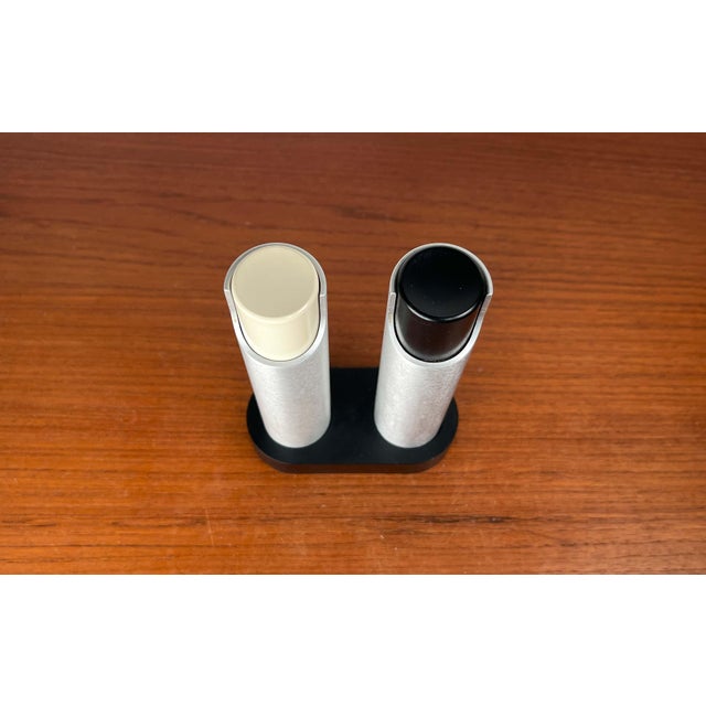 Mid-Century Modern Danish Pepper and Salt Grater by Rud Thygesen and Johnny Sørensen for Rosendahl, 1960s, Set of 2, in...