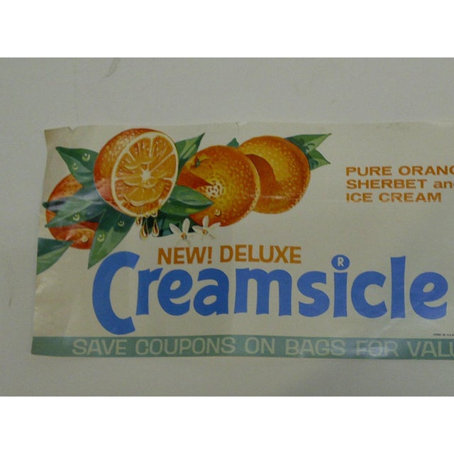 Vintage "New Deluxe Creamsicle" Advertising Poster Chairish