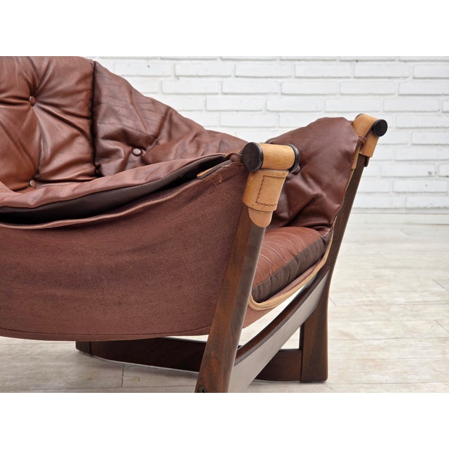Norwegian Trega Lounge Chair by Tormod Alnaes, 1970s For Sale - Image 4 of 18