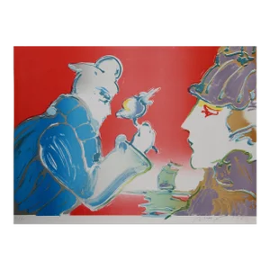 Giving of the Flower, Peter Max, Lithograph