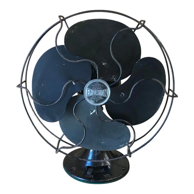 Vintage 1936 Emerson 6250 10” Electric Fan - Restored For Sale
