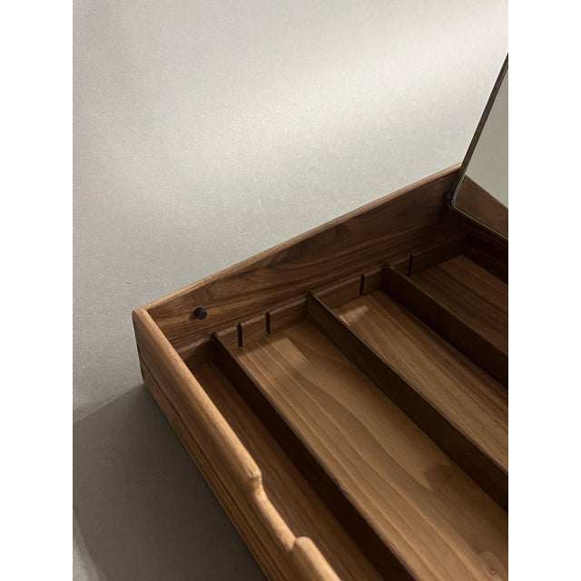 Cosmetic Box with Mirror by A.B. Madsen & E. Larsen for Klassik Kopenhagen, 2010s For Sale - Image 4 of 8