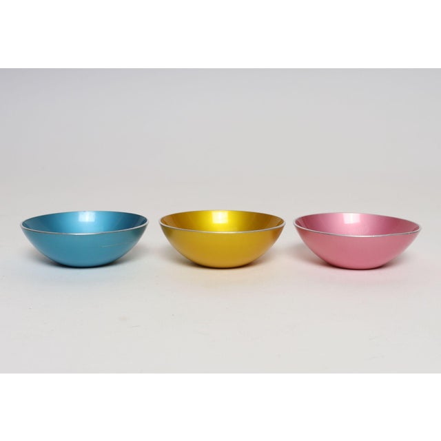 Set of Ten Norwegian Modern Enamel Multi-Color Bowls by Bjørn Engø for Emalox For Sale - Image 11 of 18