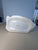 Antique White 1950s Staffordshire Dog, Single For Sale - Image 8 of 12