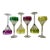 1930s Crystal Wine Glasses- Set of 6 For Sale