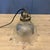 Small Pressed Glass Pendant Lamp with Brass Fixture from Holophane, 1930s For Sale - Image 14 of 17