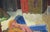Original Vintage Abstract Expressionist Figurative - "Lovers’ Embrace" by Katherine Kallick For Sale - Image 4 of 5