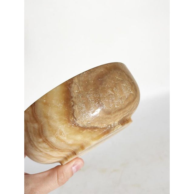 1950s Vintage Minimalist Onyx Bowl, France, 1950s For Sale - Image 5 of 9