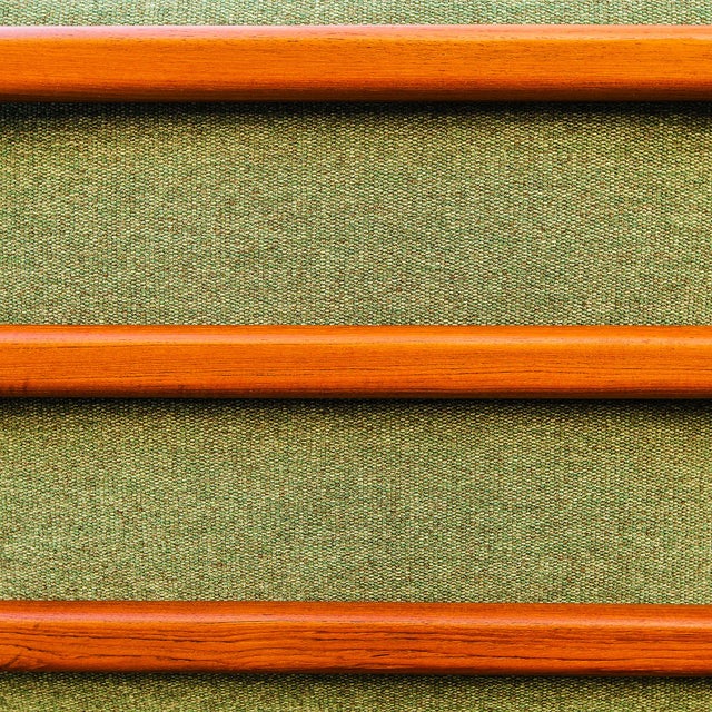 1990s 1990s Restored Danish Modern Solid Teak Three Seater Sofa For Sale - Image 5 of 15