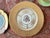 Ceramic 1920s Czechoslovakian Six Gold Encrusted Porcelain Plates | Antique Dinner Plates I Bohemian I Housewarming I Art Deco I Gold Gilded Border For Sale - Image 7 of 14
