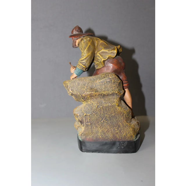 Terracotta Figure of a Breton Fisherman, 1900 For Sale - Image 9 of 12