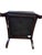 Onyx Contemporary Dark Wood & Black Leather Sculptural Armchair For Sale - Image 8 of 8