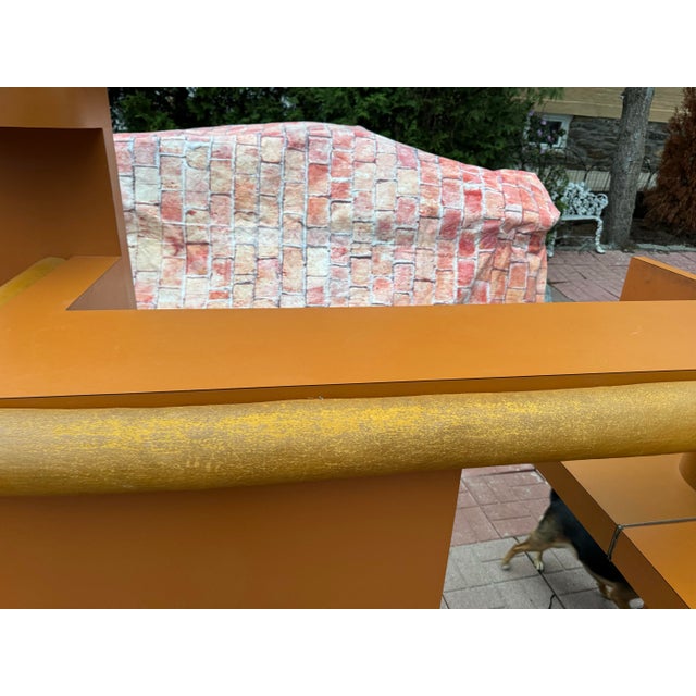 Vintage Postmodern Sculptural Bar Console in the Style of Paul Evans For Sale - Image 10 of 11