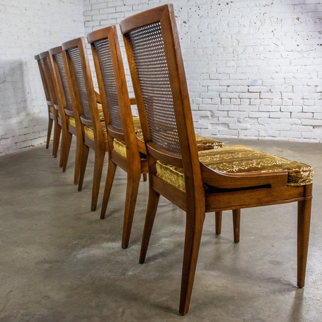 1960s American Modernist Dining Chairs Custom Folio 3 Collection by Henredon Set of 6 For Sale - Image 11 of 18