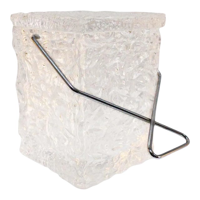 1960s Lucite Ice Bucket by Wilardy For Sale