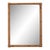 Vintage 1970s Italian Bamboo Rattan Wall Mirror For Sale