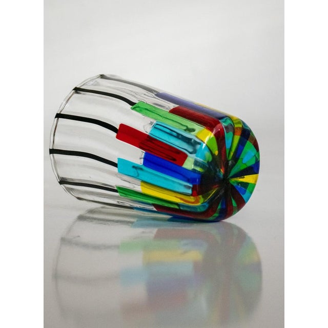 Murano Glass Tequila Cups by Angelo Ballarin for Ribes Studio, 2004, Set of 6 For Sale - Image 6 of 18