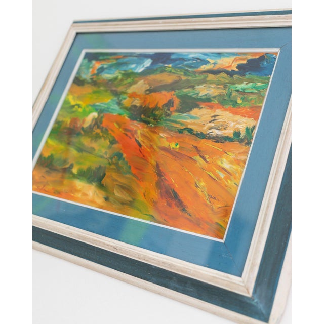 Italian Artist, Landscape Motif, 1960s, Oil Painting, Framed For Sale - Image 3 of 12