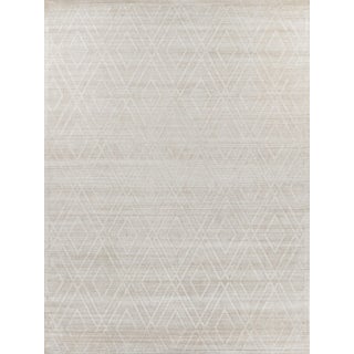 Exquisite Rugs Basildon Handmade Bamboo Silk & Cotton Beige Rug-8'X10' For Sale