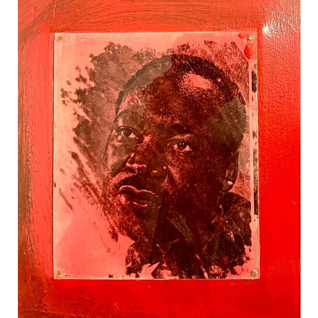 John M Mitchell, Large Painting Photo Collage Martin Luther King African American Civil Rights, 1996 For Sale - Image 11 of 18