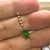 Traditional Natural Emerald Diamond Dangle Earrings 14k W Gold 3 TCW Certified For Sale - Image 3 of 10