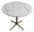 Mid-Century Modern Style Custom Faux Marble Dining Table For Sale