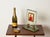 Gold Nile Green Chiseled Crystal and Brass Photo Frame from Fontana Arte, Italy, 1950s For Sale - Image 8 of 14